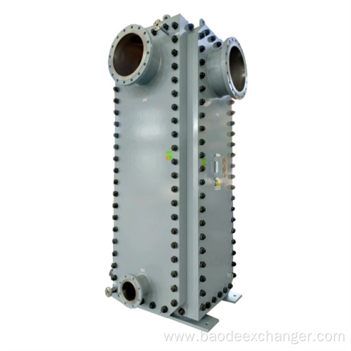 Titanium welded compabloc plate heat exchanger for steam